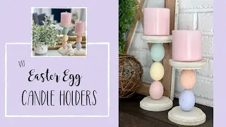 DIY Easter Egg Candle Holders