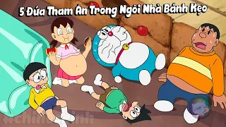 Review Doraemon - 5 Đứa Tham Ăn Bánh Kẹo | #CHIHEOXINH | #989