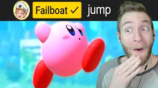 CHAT IS BETTER THAN ME!! Reacting to "So Chat played Kirby" by Failboat