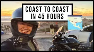Coast to Coast Iron Butt Challenge on Yamaha FJR1300 - DAY TWO