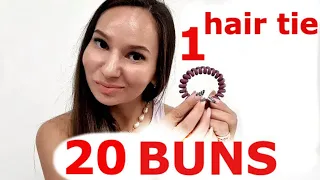 1 hair tie = 20 BUNS