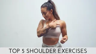 TOP 5 SHOULDER EXERCISES | HOW TO TONE YOUR SHOULDERS