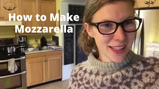 How to Make Homemade Mozzarella From Fresh Raw Milk {RECIPE VIDEO}