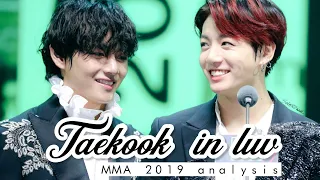 Taekook in Luv on MMA 2019 [vkook analysis]