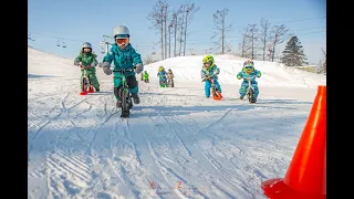 Беговел на лыжах = БЕГОВЕЛОСЛАЛОМ