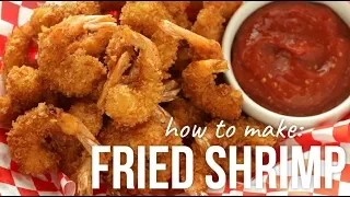 How to Make Panko Fried Shrimp!! - Crispy Breaded Shrimps Recipe