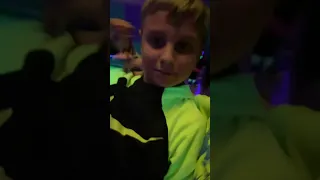 Me at the neon dance party (at my school)