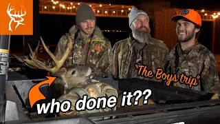 Who shot this GIANT BUCK!!! | The Boy's Trip with Willie!! part 2/3