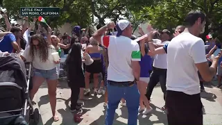 Italy wins the Euro Cup - Fan Reaction ESPN