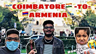 India To Armenia 🇮🇳🛫🇦🇲- Afzal's Journey #vlog 43