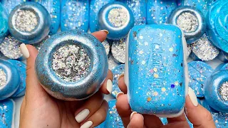 Guess the color★ASMR SOAP★Clay cracking★Soap cubes★soap boxes with foam starch and glitter★