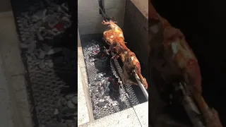 Lamb on a spit Rotisserie