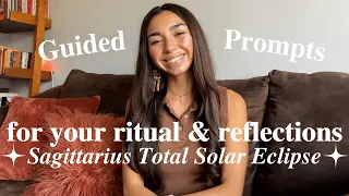 Sagittarius Total Solar Eclipse Guided Journaling Prompts 🌻 December 4, 2021 with Jocelyn