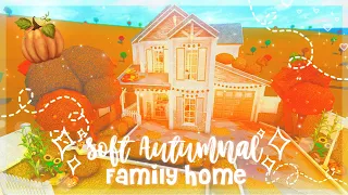 Two Story Soft Autumnal Family Roleplay Home - Speedbuild and Tour - iTapixca Builds