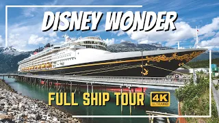 Disney Wonder | Full Walkthrough Ship Tour 4K | All Public Spaces, Bars, and Restaurants