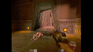 Quake II Demo tested on PC with Intel Pentium 90Mhz + 3dfx Voodoo - Timedemo & Gameplay (UPSCALED)