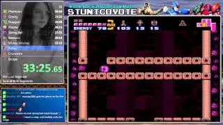 Super Metroid Project Base: 104% Speed Run in 51:04