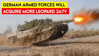 German army to acquire new Leopard 2A7V tanks to replace Leopard 2A6 tanks donated to Ukraine