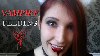 ASMR - VAMPIRE ROLEPLAY ~ Smol Idiot Vamp Sucks Your Blood! Mouthsounds & Slurping ~