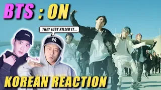🔥(ENG) KOREAN Rappers react to BTS (방탄소년단) 'ON' Kinetic Manifesto Film : Come Prima