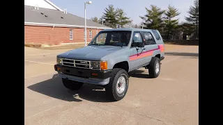 1986 Toyota Four Runner for sale!   4K VIDEO