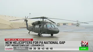 Pennsylvania National Guard receives six new black hawk helicopters