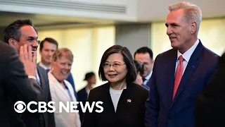 House Speaker Kevin McCarthy and Taiwan's president give statements after meeting | full video