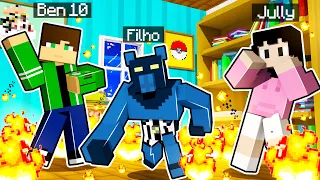 Who's Your Family? o FILHO do BEN 10 GANHOU o OMNITRIX do LOBISOMEM no Minecraft!