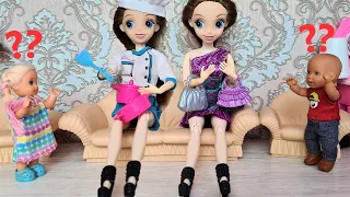 КУДА ПРОПАЛА МАМА?! Катя и Макс веселая семейка сборник смешных серий Даринелка куклы Барби