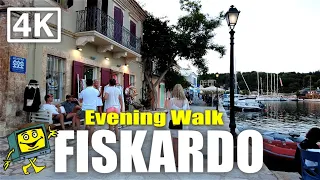 Fiskardo - Kefalonia - Greece - 4K Evening Walking Tour - June 2022