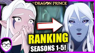 RANKING EVERY SEASON of THE DRAGON PRINCE with Season 5! | Complete Ranking of Seasons 1-5