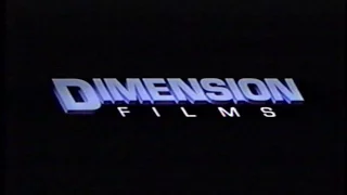 Dimension Films (1996) Company Logo (VHS Capture)