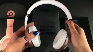 Beats Solo3 Wireless On Ear Headphones Rose Gold Latest Model Unboxing!