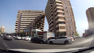 Car tour through the streets of Yerevan 🇦🇲 ավտոտուր Երևանի փողոցներով #yerevan #driving #armenia #4k