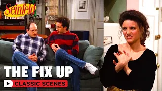Jerry & Elaine Try To Fix Up George | The Fix Up | Seinfeld