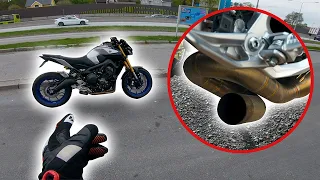 Yamaha MT09 Straight Pipe (LOUD)