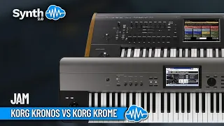 KORG KRONOS Vs KORG KROME | Jam