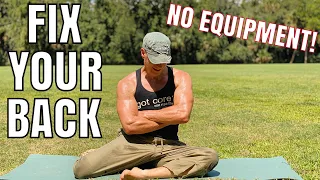 FIX YOUR TIGHT BACK! (All Level Yoga Stretch Routine) Sean Vigue Fitness