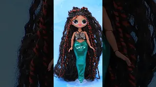 The Little Mermaid: Ariel Transformation DIY for LOL Surprise #shorts