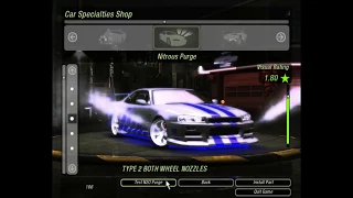 Need For Speed Underground 2 Brian's Skyline (2 fast 2 furious)