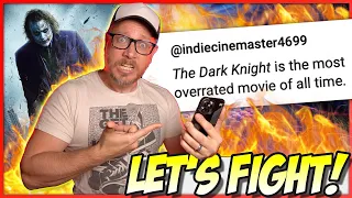 Reacting to DC Hot Takes 1!  The Dark Knight is Overrated! Flash CGI is GOOD!