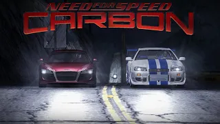 Need for Speed Carbon | 2 Fast 2 Furious R34 vs Audi Le Mans Quattro (Brian vs Darius)