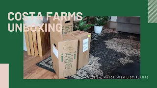 COSTA FARMS PLANT UNBOXING: WISHLIST PLANTS: FEATURING JASPER!!!