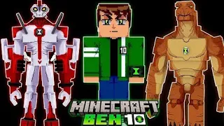 finalmente saiu uma nova atualização melhorador de Ben 10 para o Minecraft PE (review completa)