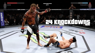 WHY EA SPORTS UFC 2 SUCKS - 24 Knockdowns