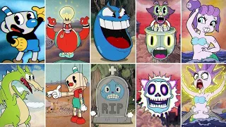 Cuphead - All Bosses with Mugman (No Damage)