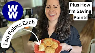 2 Ingredient Dough Biscuits & Saving Points on Weight Watchers