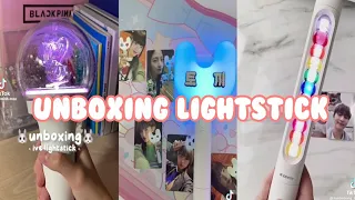 unboxing lightstick 🧸🎀 tiktok compilation 💫