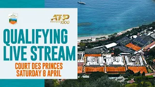 Rolex Monte-Carlo Masters Live Qualifying Stream: Court des Princes, Saturday 9 April