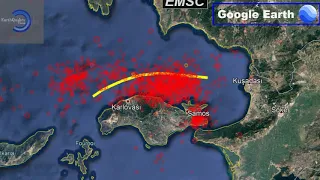 Terremoto 7.0 Mw en el Mar Egeo - Grecia 🇬🇷 y Turquía 🇹🇷